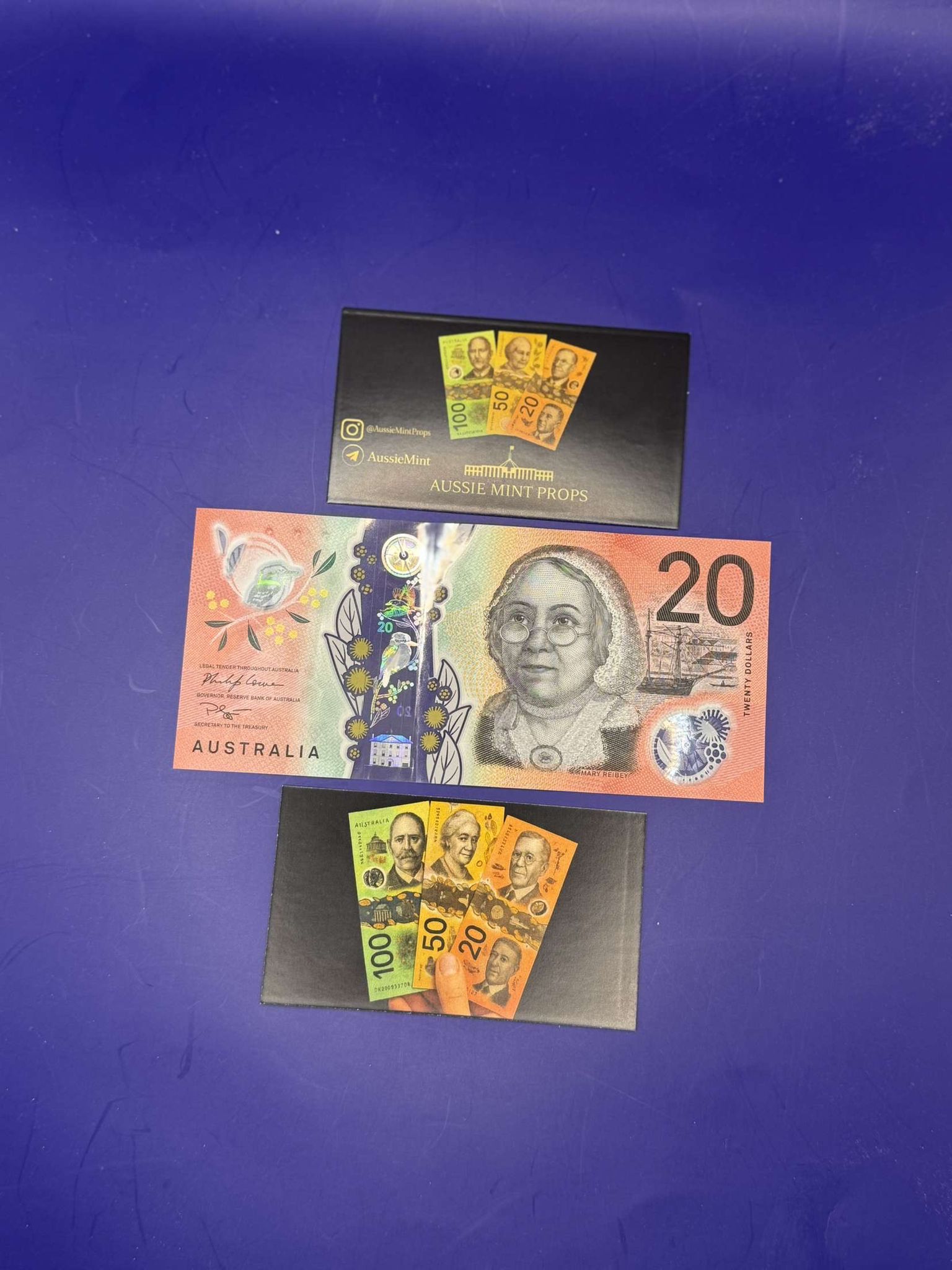 Australian $20 Style Prop Notes